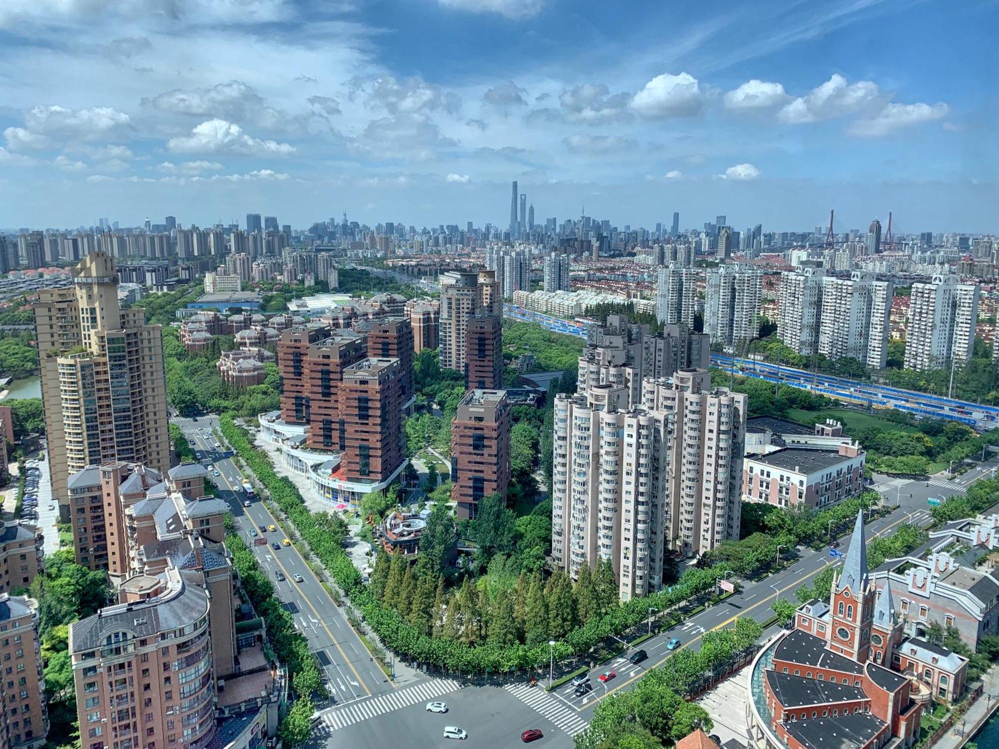 Shanghai Marriott Hotel Pudong East - Only A 30 Minute Drive From Disney Dış mekan fotoğraf