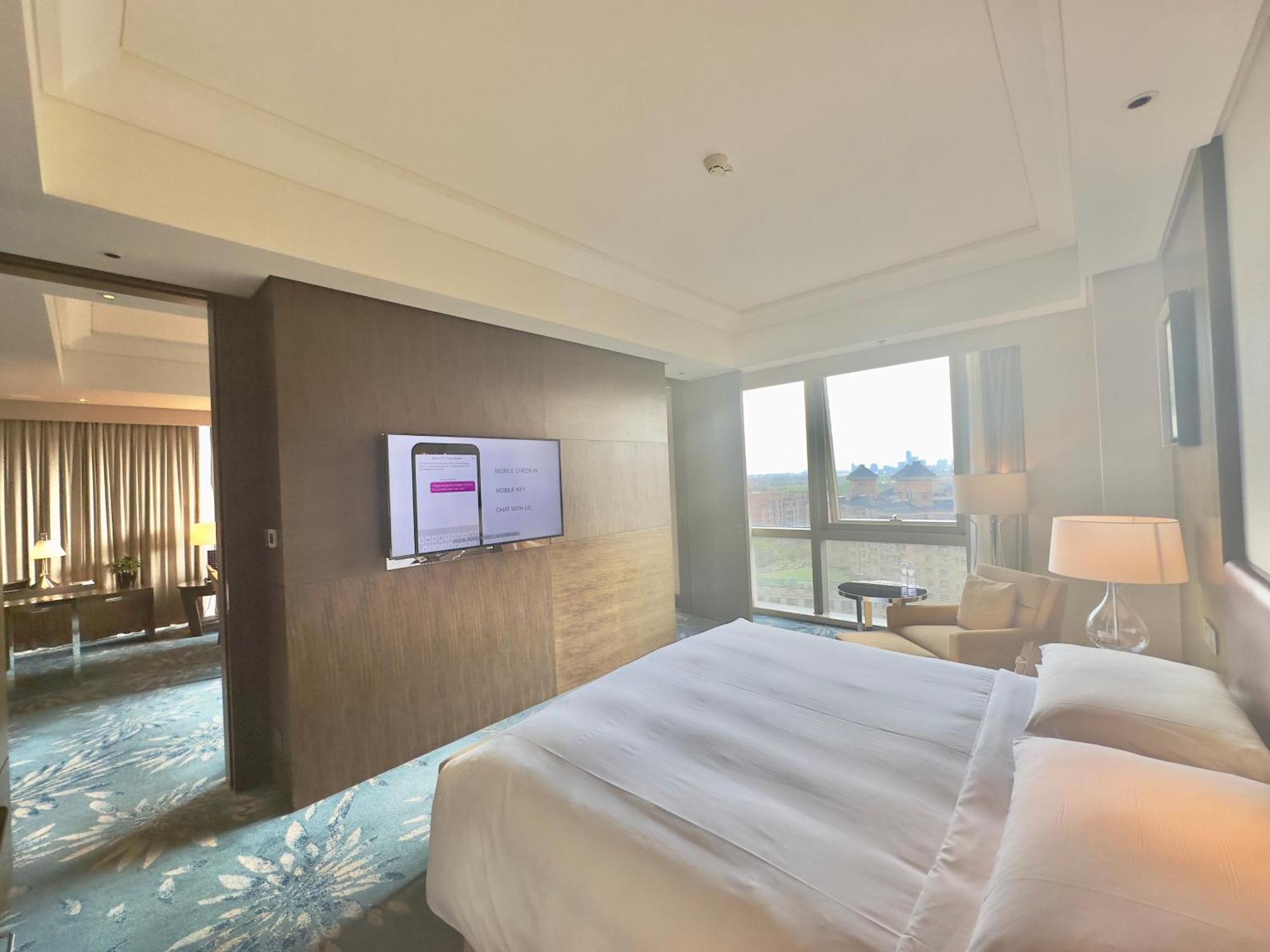 Shanghai Marriott Hotel Pudong East - Only A 30 Minute Drive From Disney Dış mekan fotoğraf