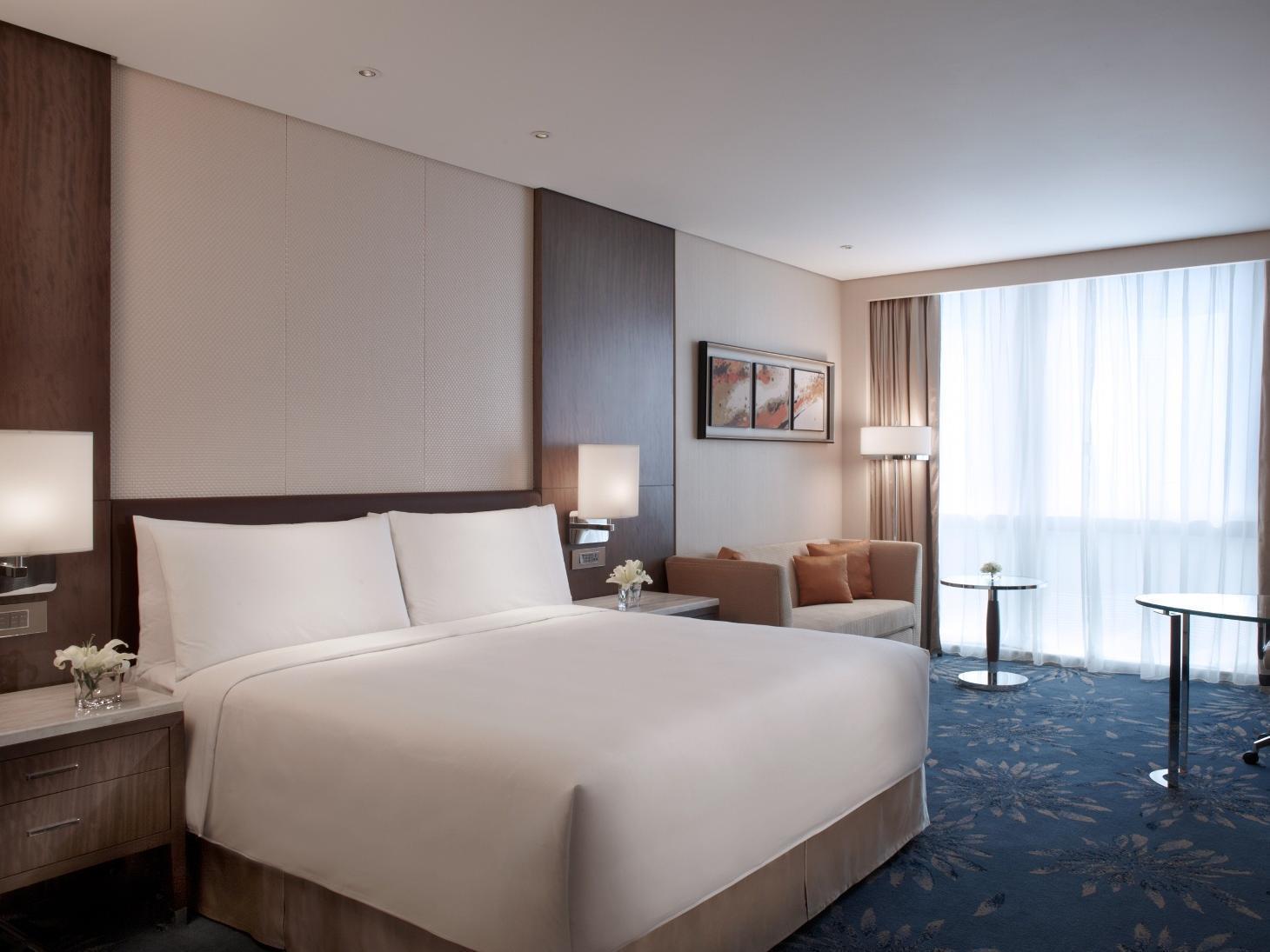 Shanghai Marriott Hotel Pudong East - Only A 30 Minute Drive From Disney Dış mekan fotoğraf